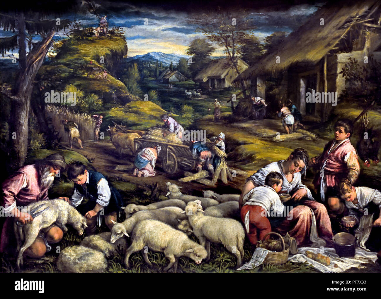 Dieu demande à abraham de sacrifier son fils Banque de photographies et d’images à haute