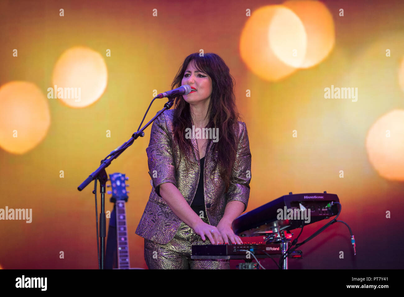 Unis, Dîner de Gala pour lancer le nouveau service entre Paris et Dubaï, Waldorf Astoria Edinburgh, l'hôtel Caledonian. L'auteur-compositeur de talent K Banque D'Images