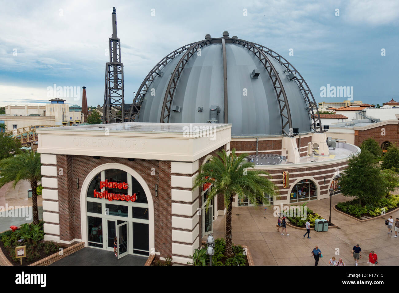 Observatoire Planet Hollywood à Disney, Walt Disney World, Orlando, Floride. Banque D'Images
