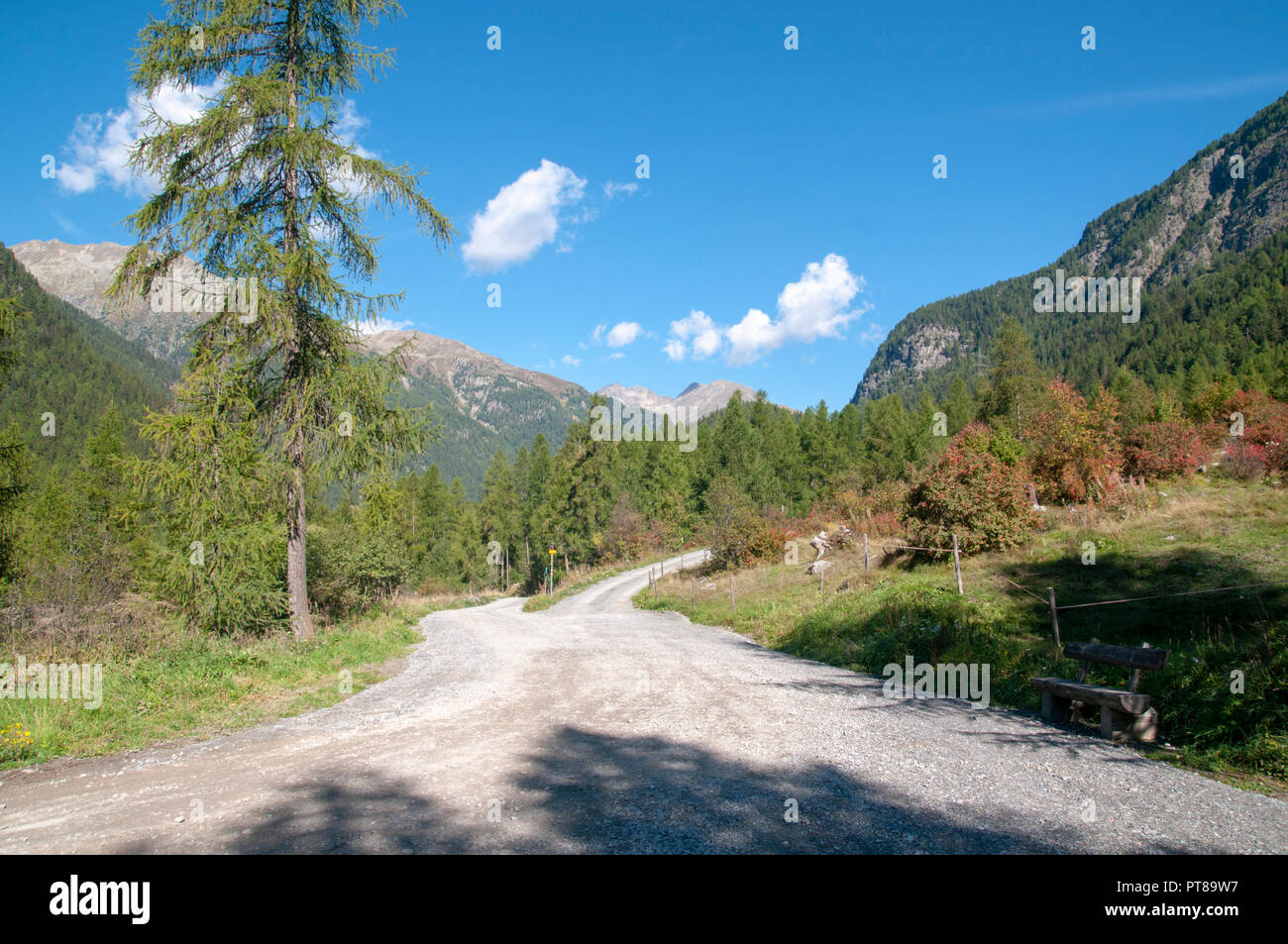 Susch (ou SUS) Zernez, commune française située dans le département de l'Inn, dans le canton suisse des Grisons. Banque D'Images