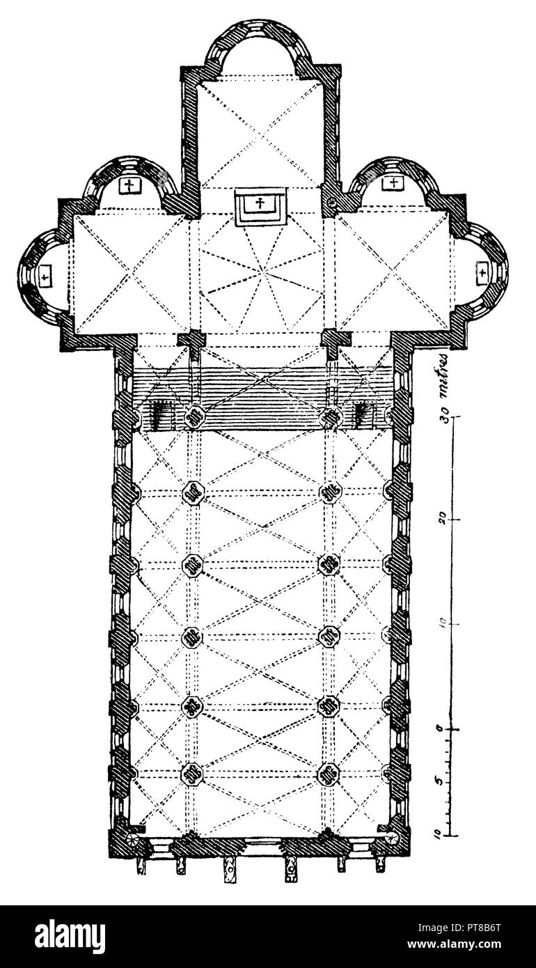 Cathédrale de Parme, 1870 Banque D'Images