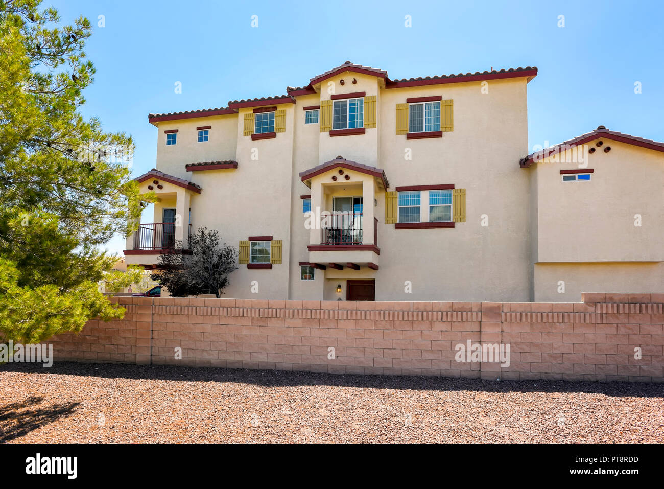 Maison de Las Vegas, suburban home. Banque D'Images