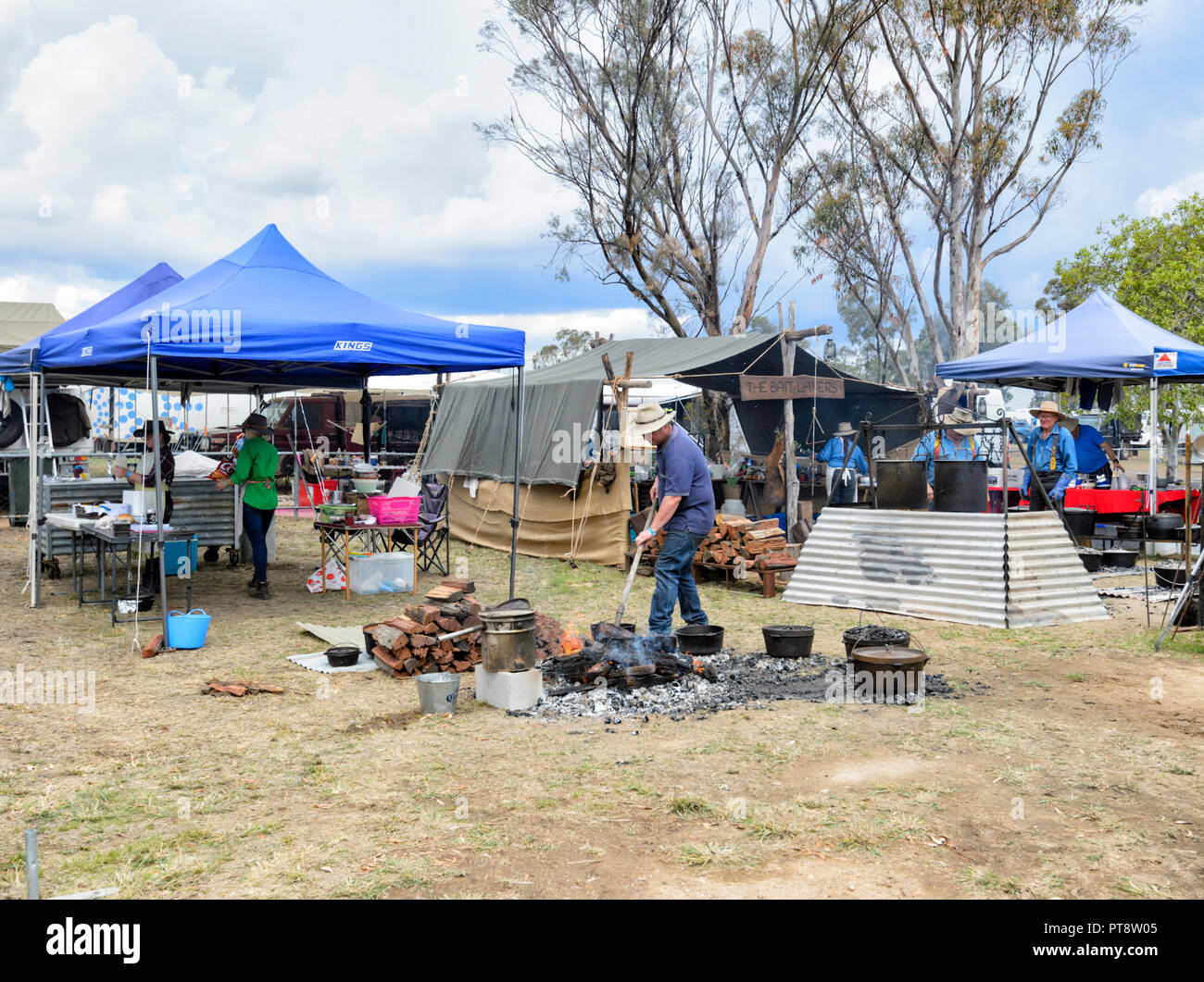 Concours culinaire à l'Australian Camp Festival 2018 Millmerran, four, près de Toowoomba, dans le sud du Queensland, Queensland, Australie Banque D'Images
