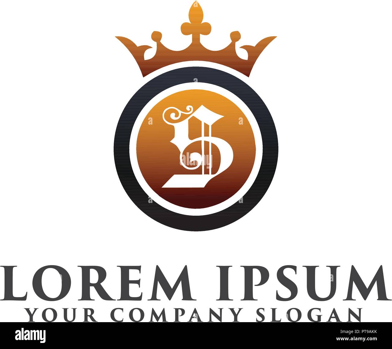 Lettre S De luxe avec logo en couronne concept design template Image ...