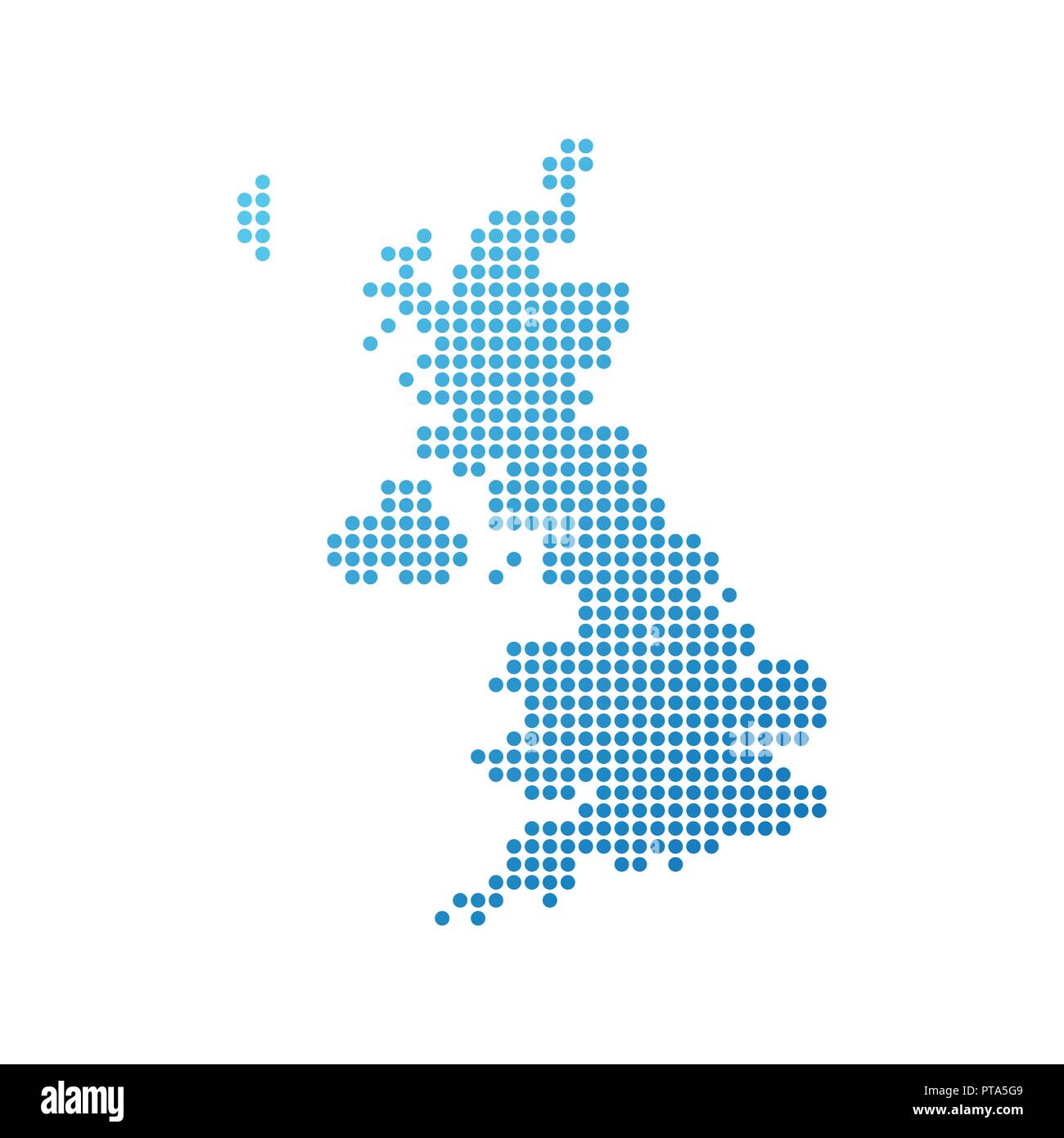 Carte de l'icône vecteur en bleu Illustration de Vecteur