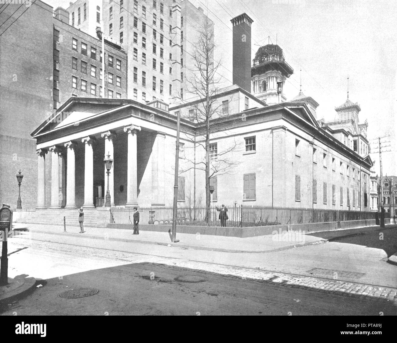 United States Mint, Philadelphia, États-Unis d'Amérique, c1900. Créateur : Inconnu. Banque D'Images