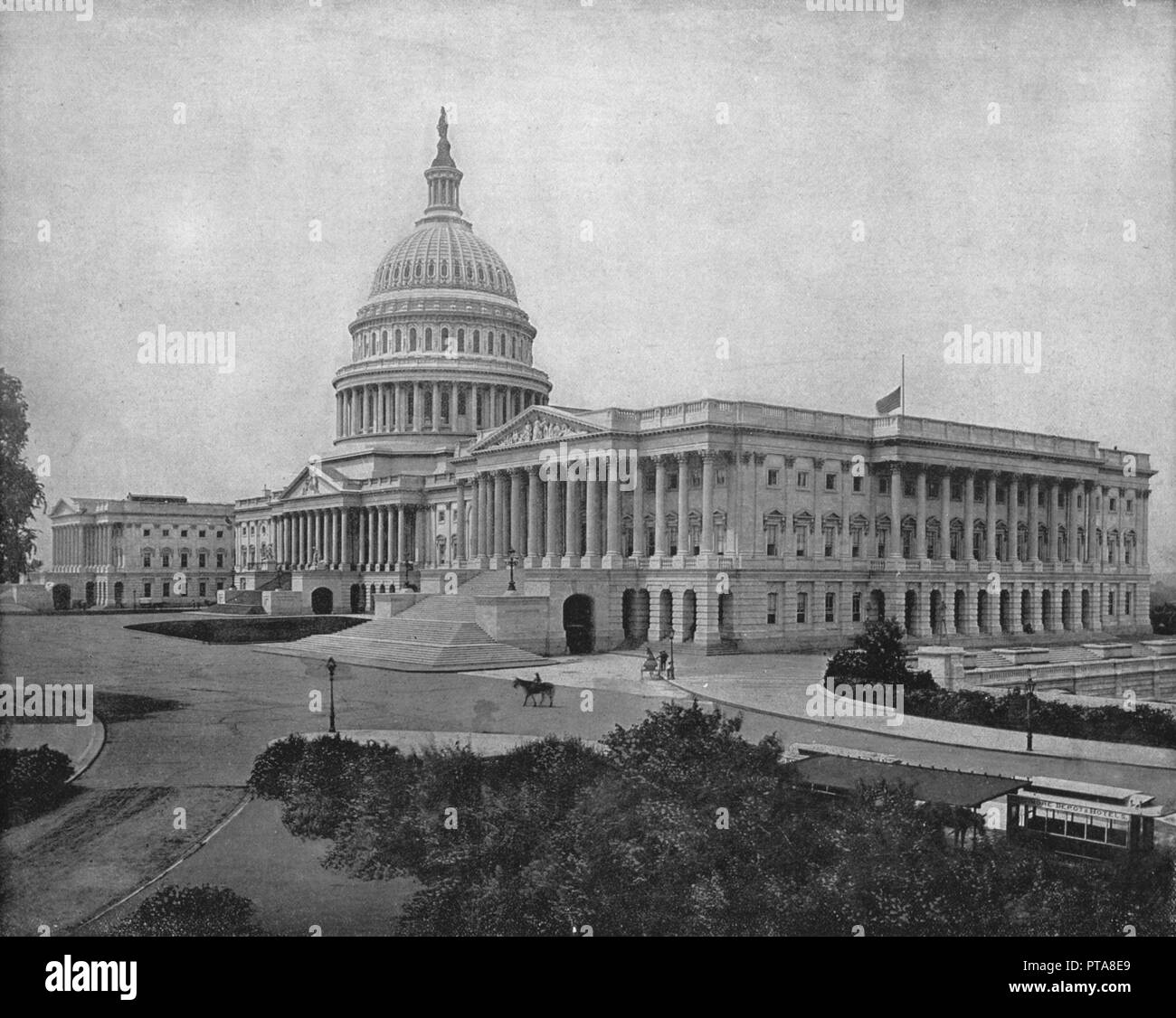 Le Capitole, Washington DC, USA, c1900. Créateur : Inconnu. Banque D'Images