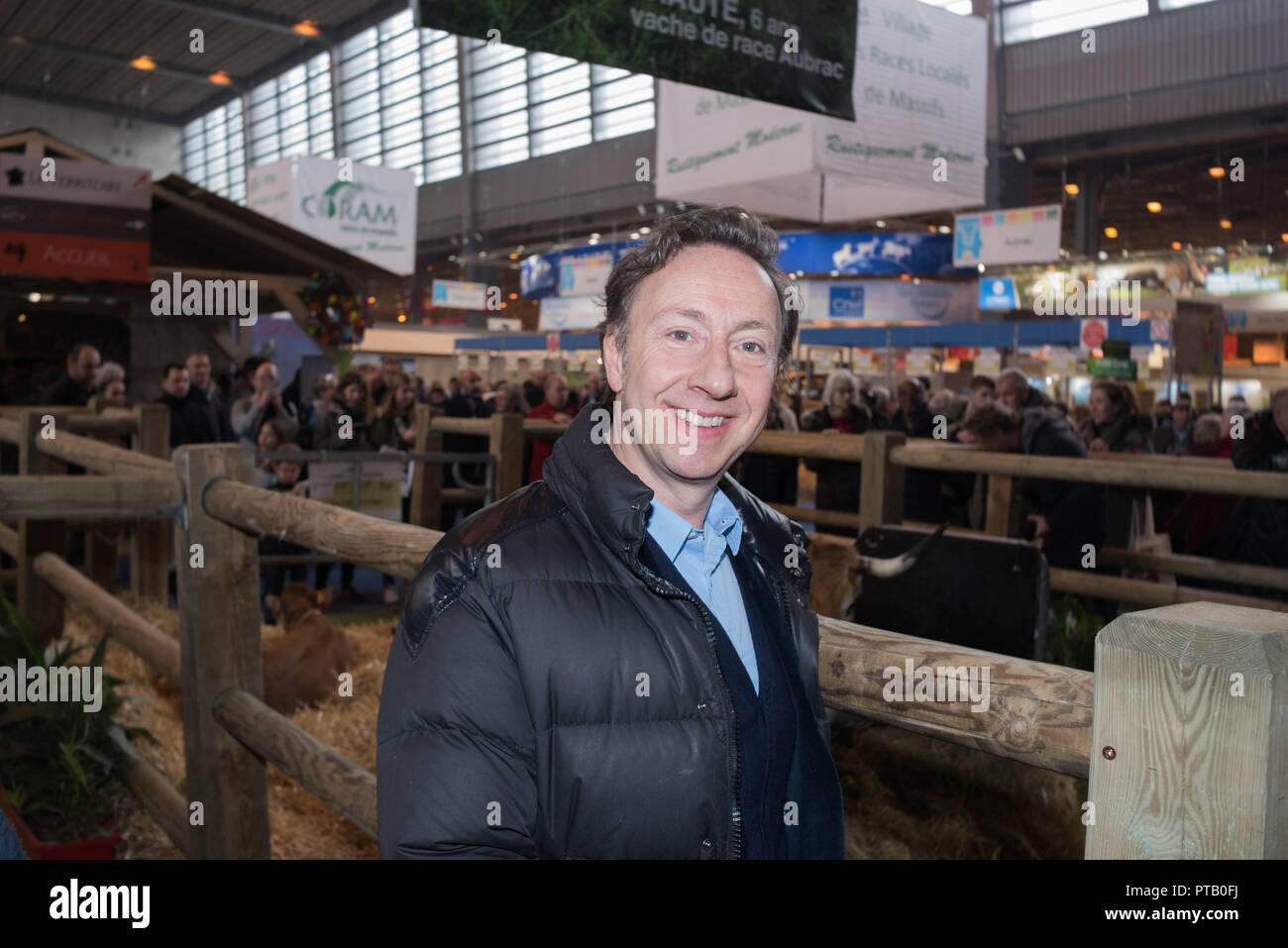 Stéphane Bern au Salon International de l'agriculture 2018 Banque D'Images