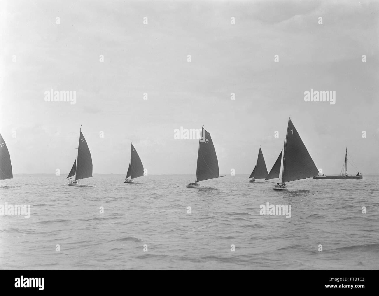 Groupe de course, 1922. quillards carouges Créateur : Kirk & Sons de Cowes. Banque D'Images