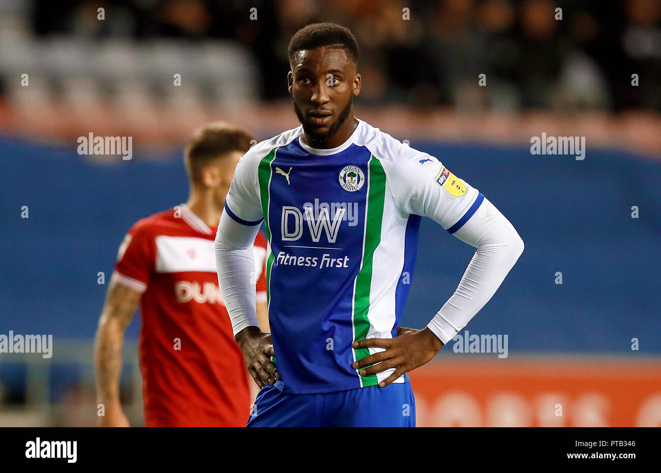 Cheyenne du Wigan Athletic Dunkley Banque D'Images