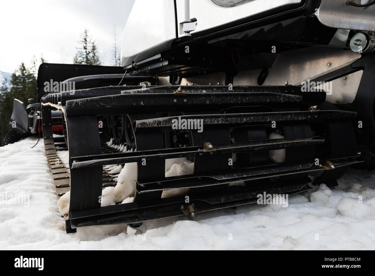 Camion chasse-neige neige nettoyage Banque D'Images