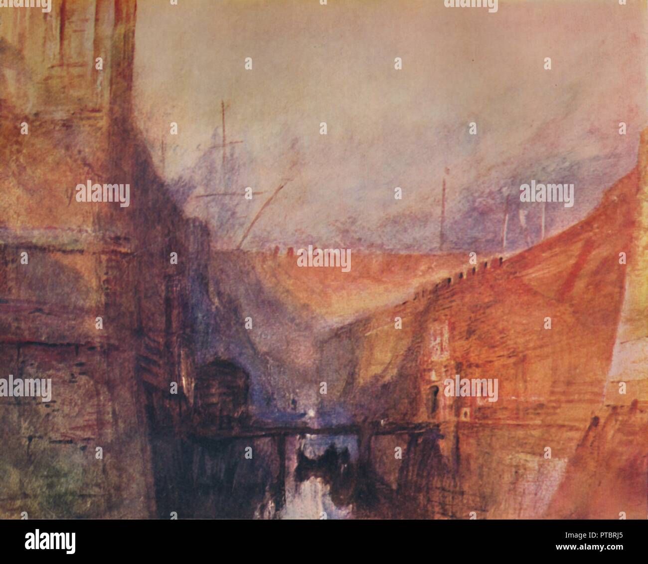 "L'Arsenal", c1840, (1925). Organisateur : JMW Turner. Banque D'Images