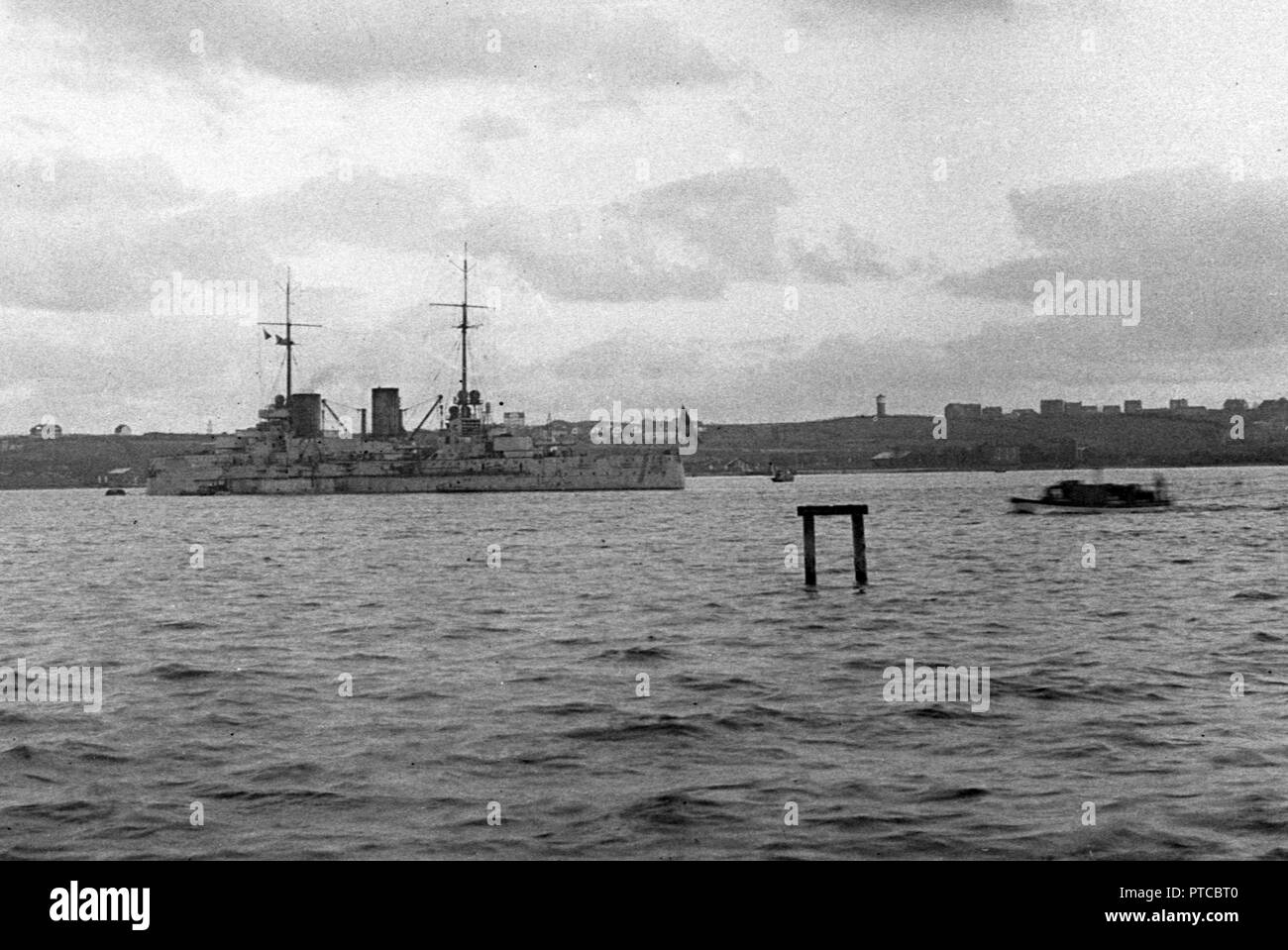Kaiserliche Marine grosser Kreuzer SMS VON DER TANN - Marine allemande Big/Heavy Cruiser S.M.S. VON DER TANN Banque D'Images