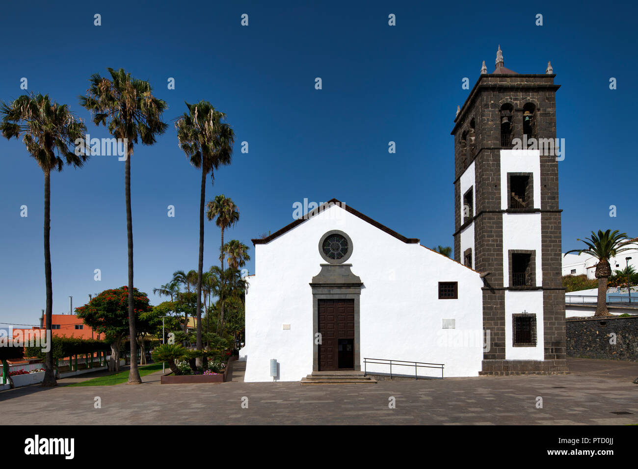 Église Iglesia de San Pedro, Apósto El Sauzal, Tenerife, Canaries, Espagne Banque D'Images