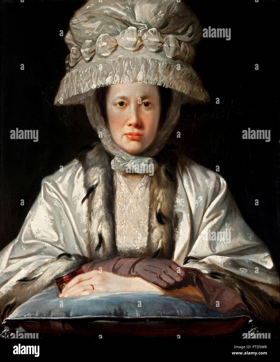 Tilly électrique, Portrait de Anne Howard-Vyse 1780 Huile sur toile, Auckland Art Gallery Toi o Tamaki, Auckland, Nouvelle-Zélande. Banque D'Images