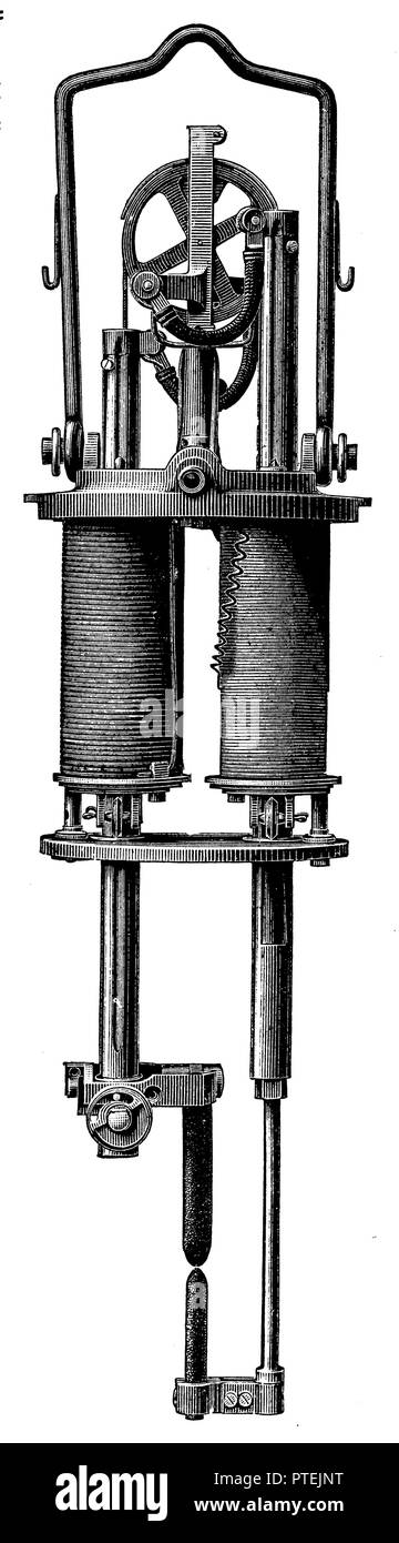 Régulateur pour lampes à arc par Schuckert & Co., 1900 Banque D'Images
