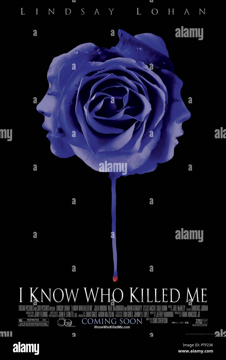 Titre original : JE SAIS QUI M'a tué. Titre en anglais : JE SAIS QUI M'a tué. Année : 2007. Réalisateur : Chris SIVERTSON. Crédit : 360 Photos / Album Banque D'Images