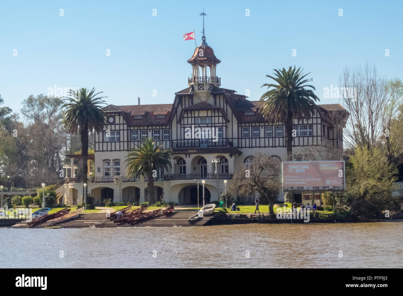 Club de Regatas La Marina Yacht Club - Tigre, Buenos Aires, Argentine Banque D'Images