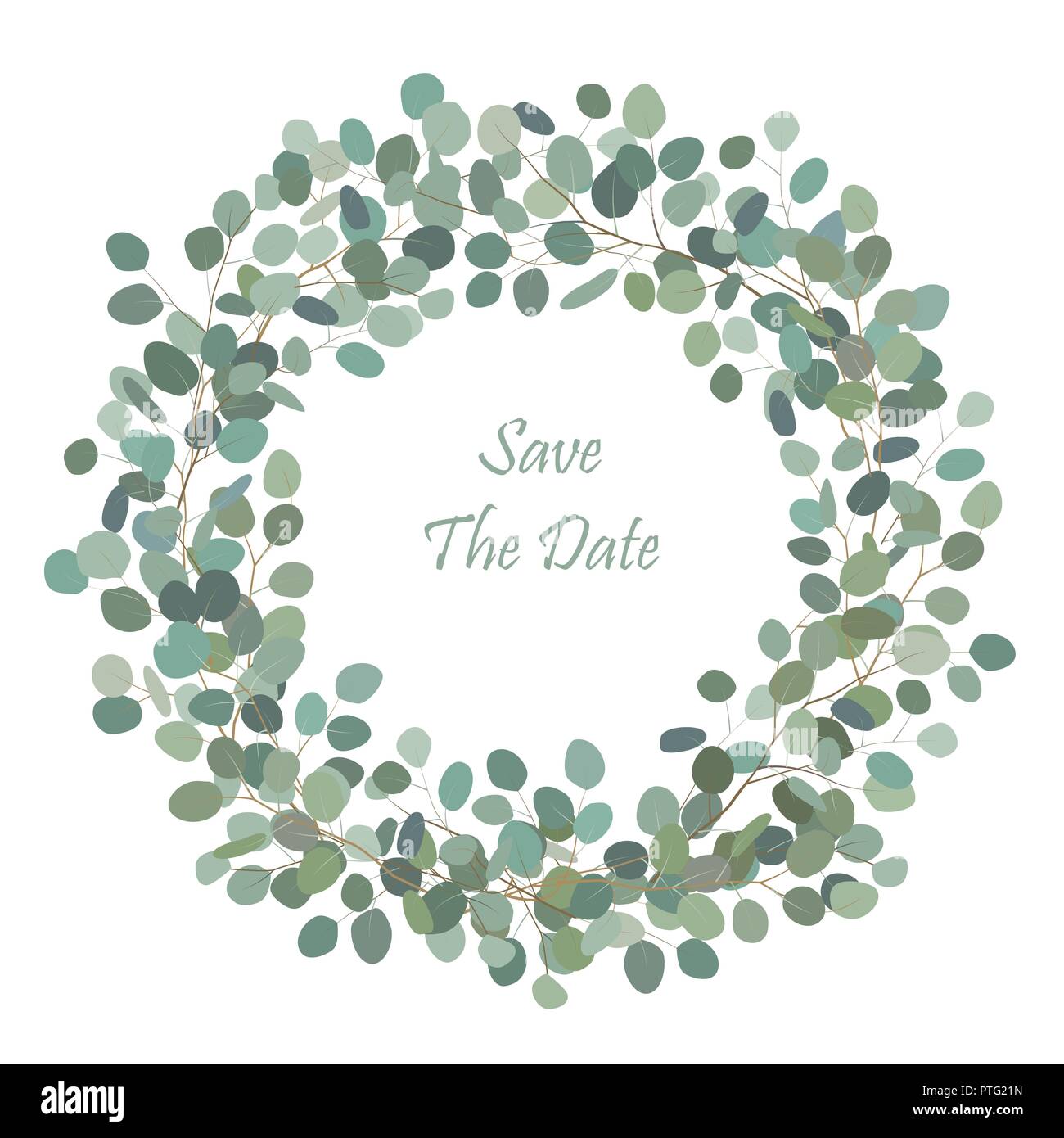 Couronne ronde avec silver dollar d'eucalyptus. Herbes de guérison pour les cartes, faire-part de mariage, des affiches, enregistrer la date ou le message d'accueil design. Vector illustratio Illustration de Vecteur Couronne ronde avec silver dollar d'eucalyptus. Herbes de guérison pour les cartes, faire-part de mariage, des affiches, enregistrer la date ou le message d'accueil design. Vector illustratio Illustration de Vecteur