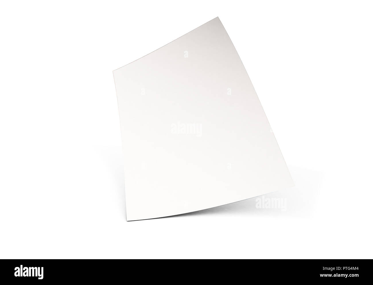 La chute de feuille de rendu 3D Banque D'Images