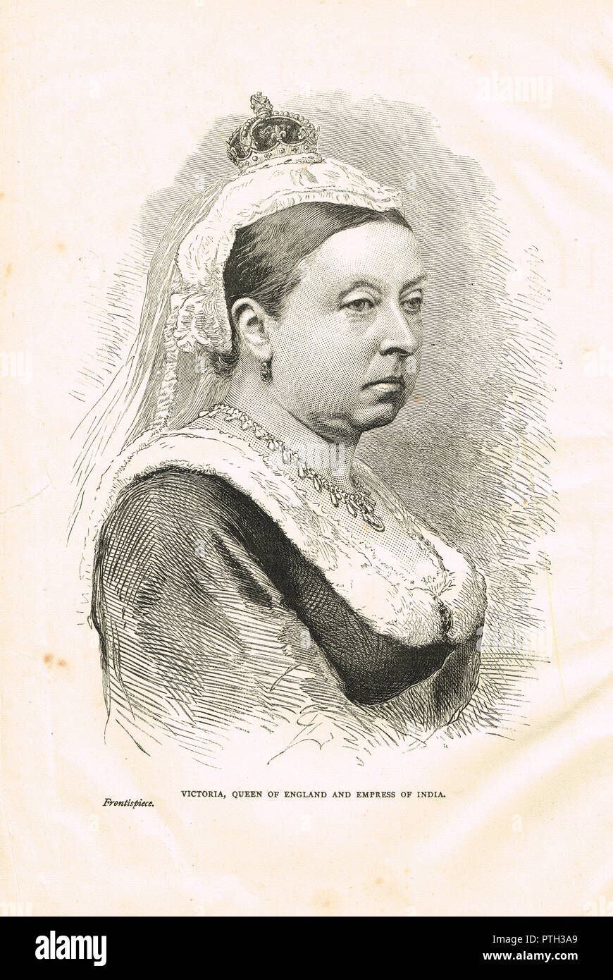 La reine Victoria, vers 1876 Banque D'Images