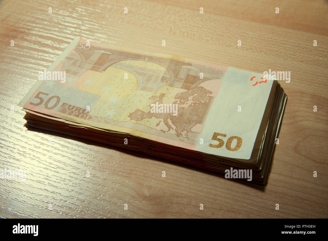 Billets de 50 euros Banque D'Images