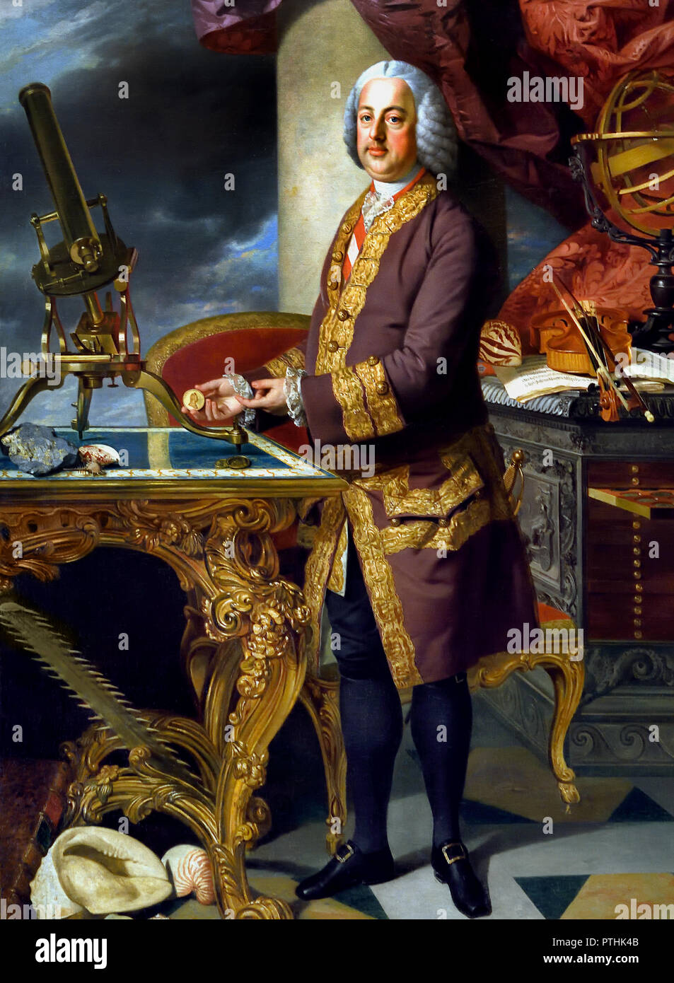 François I 1708 - 1765, Saint Empereur Romain, roi d'Allemagne et Grand-duc de Toscane, Johann Joseph Zoffany, 1733 - 1810, peintre allemand, néoclassique, Allemagne Banque D'Images