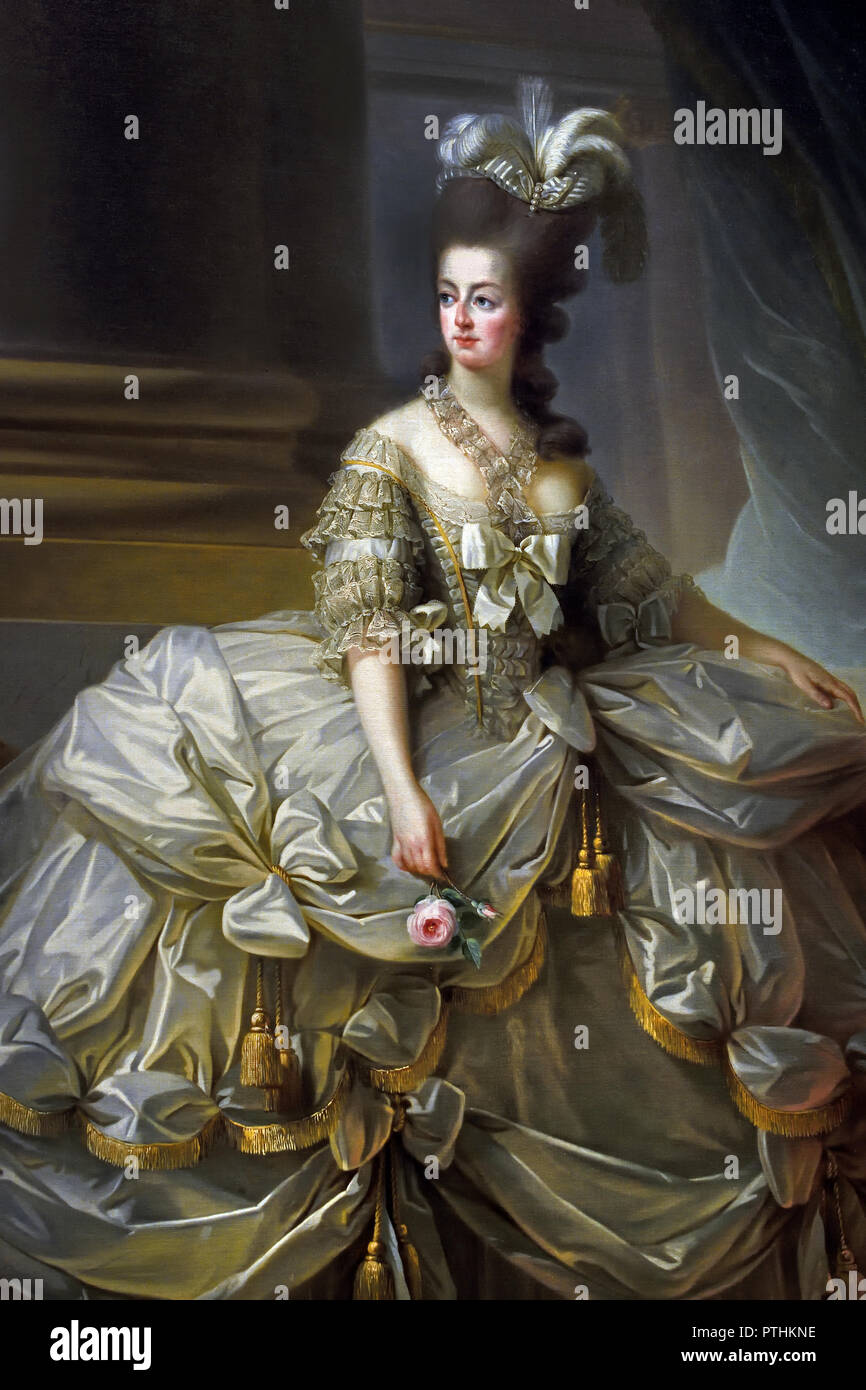 L'archiduchesse Marie Antoinette, Reine de France (1755-1793) épouse du roi Louis XVI 1778 Marie Élisabeth Louise Vigée Le Brun 1755 -1842 Paris France Français Banque D'Images