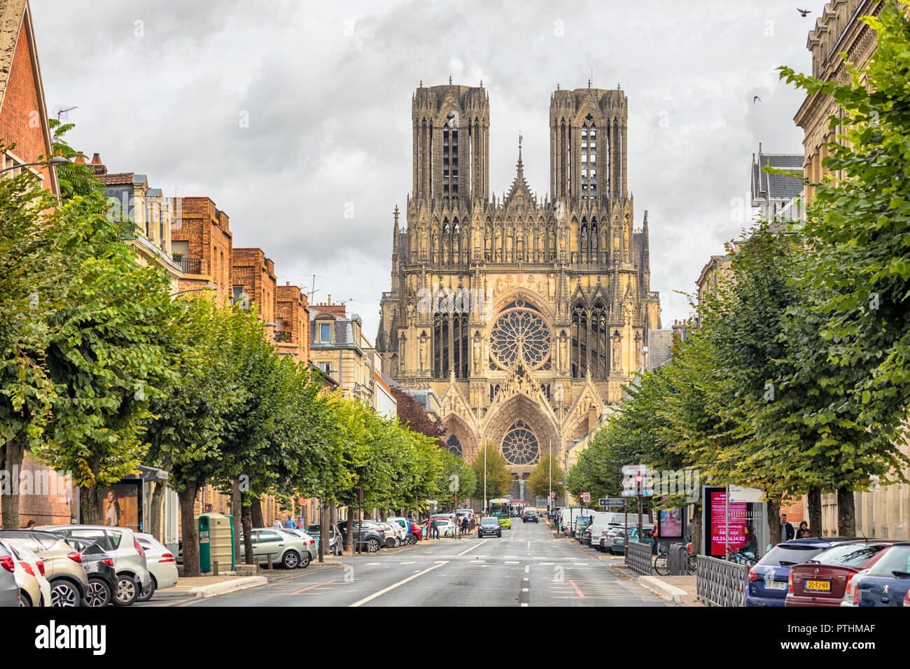 Reims Notre Dame Cathédrale Banque d'image et photos - Alamy