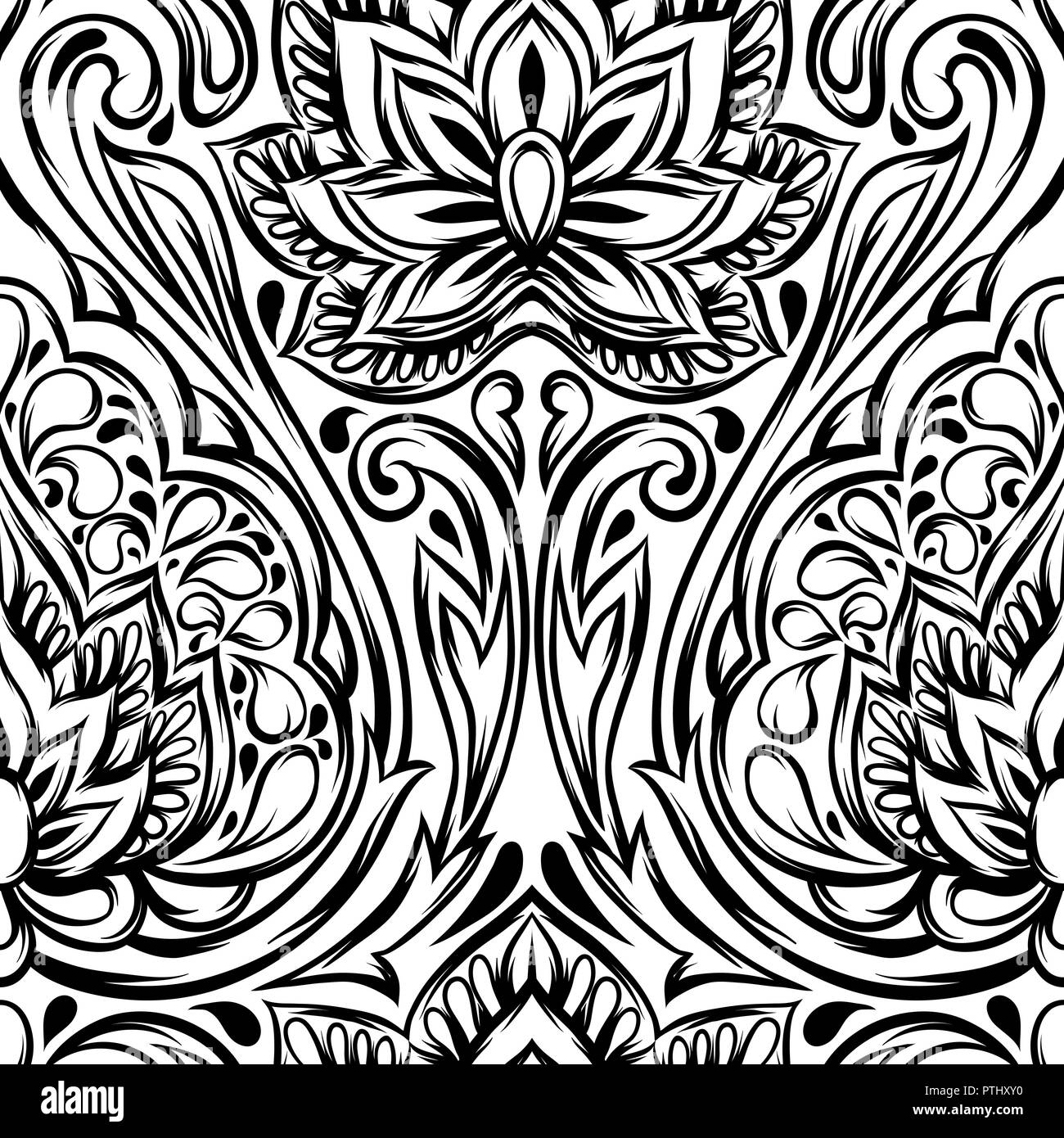 Ethnique indien motif transparent. Illustration de Vecteur Ethnique indien motif transparent. Illustration de Vecteur