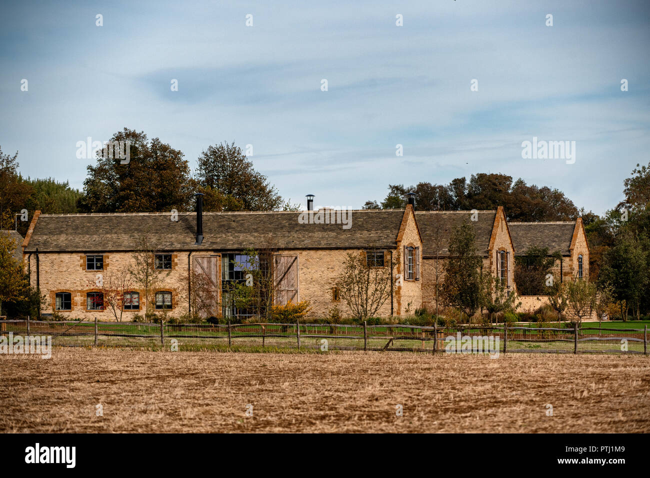 David et Victoria Beckham Cotswolds domaine près de Chadlington dans l'Oxfordshire. Banque D'Images