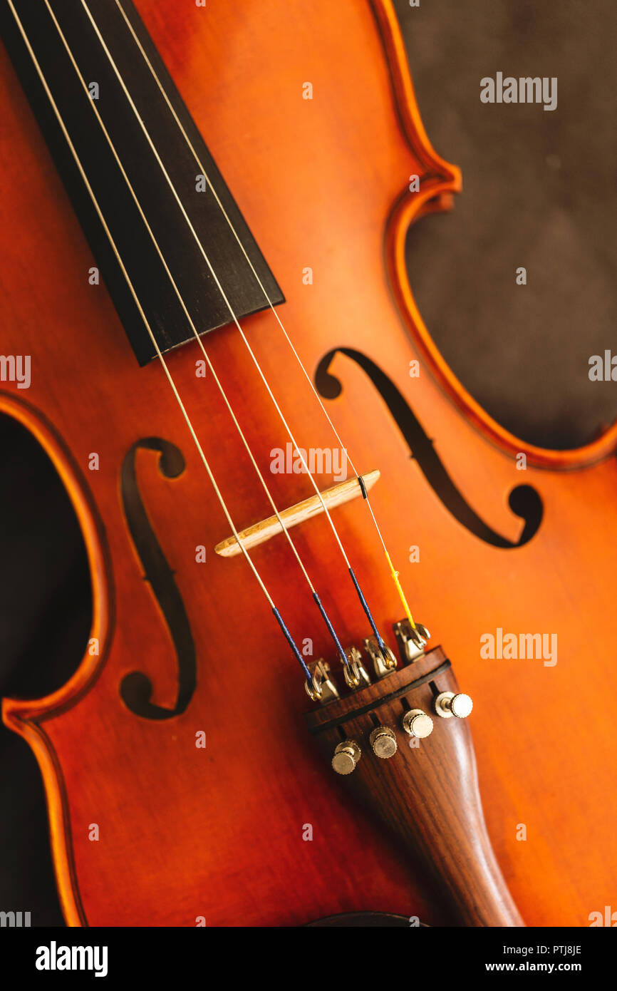 Un beau violon Banque D'Images