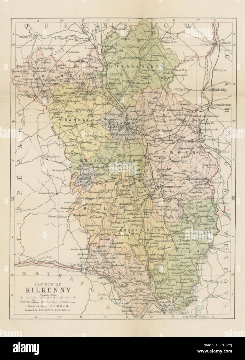 Carte de kilkenny Banque de photographies et d’images à haute