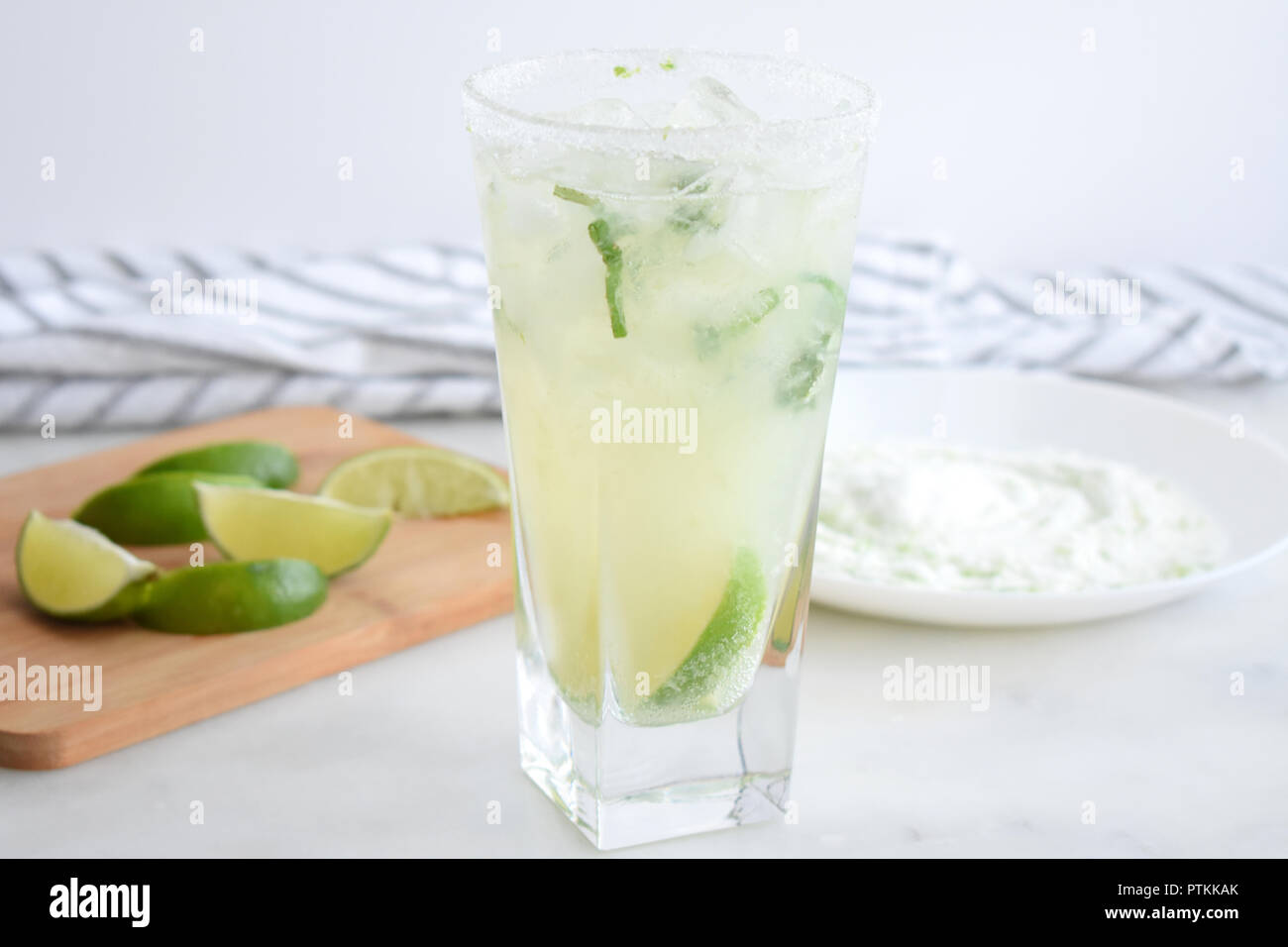 Mint Fizz Limeade Banque D'Images