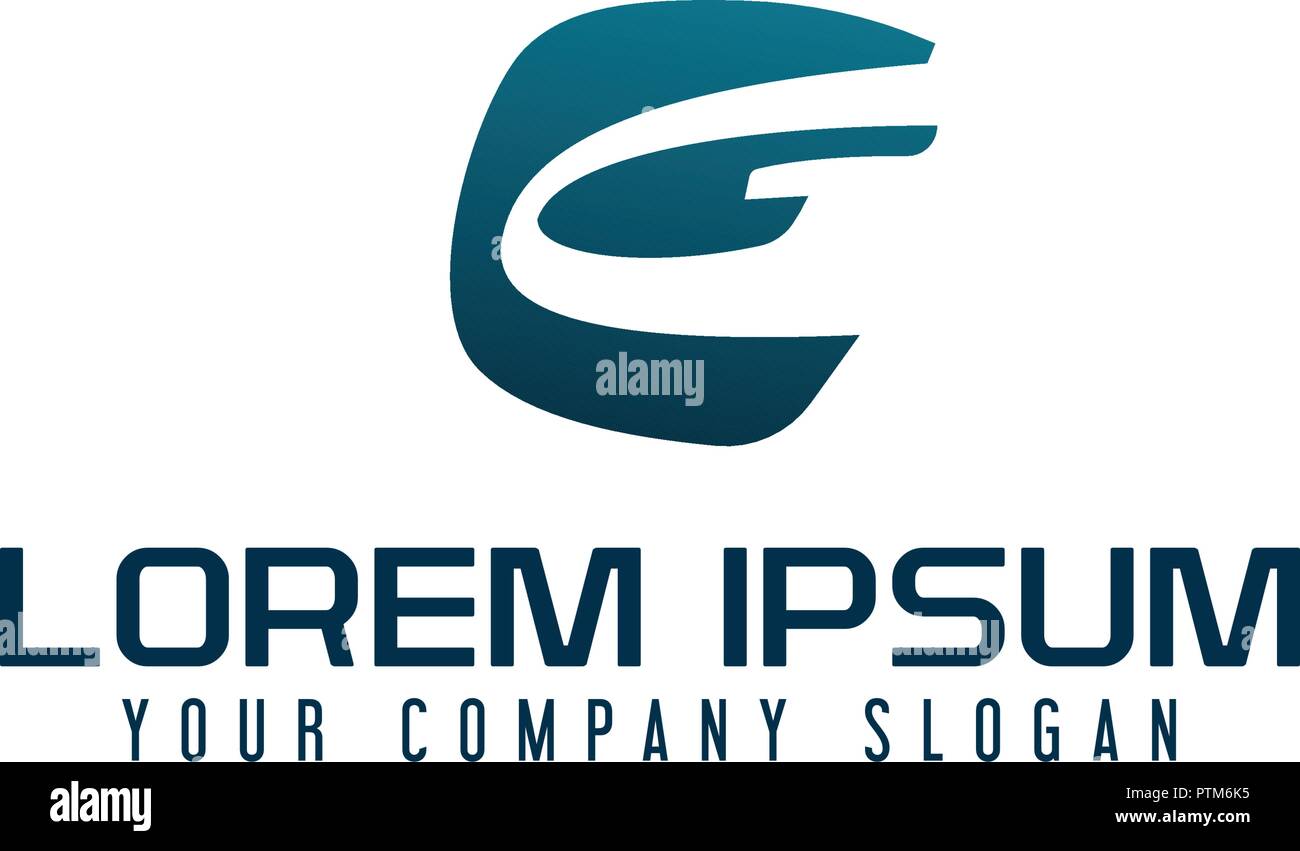 Lettre G logo. business technology concept design template Illustration de Vecteur