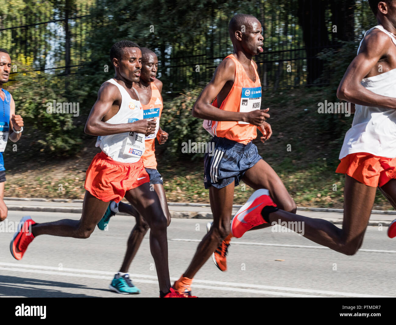 KOSICE, SLOVAQUIE - Octobre 6, 2018. 95 TBS Studio Mezinarodni Mieru, 95 MMM 2018, Kosice. Marathon International de la paix 95 Kosice, Slovaquie Banque D'Images