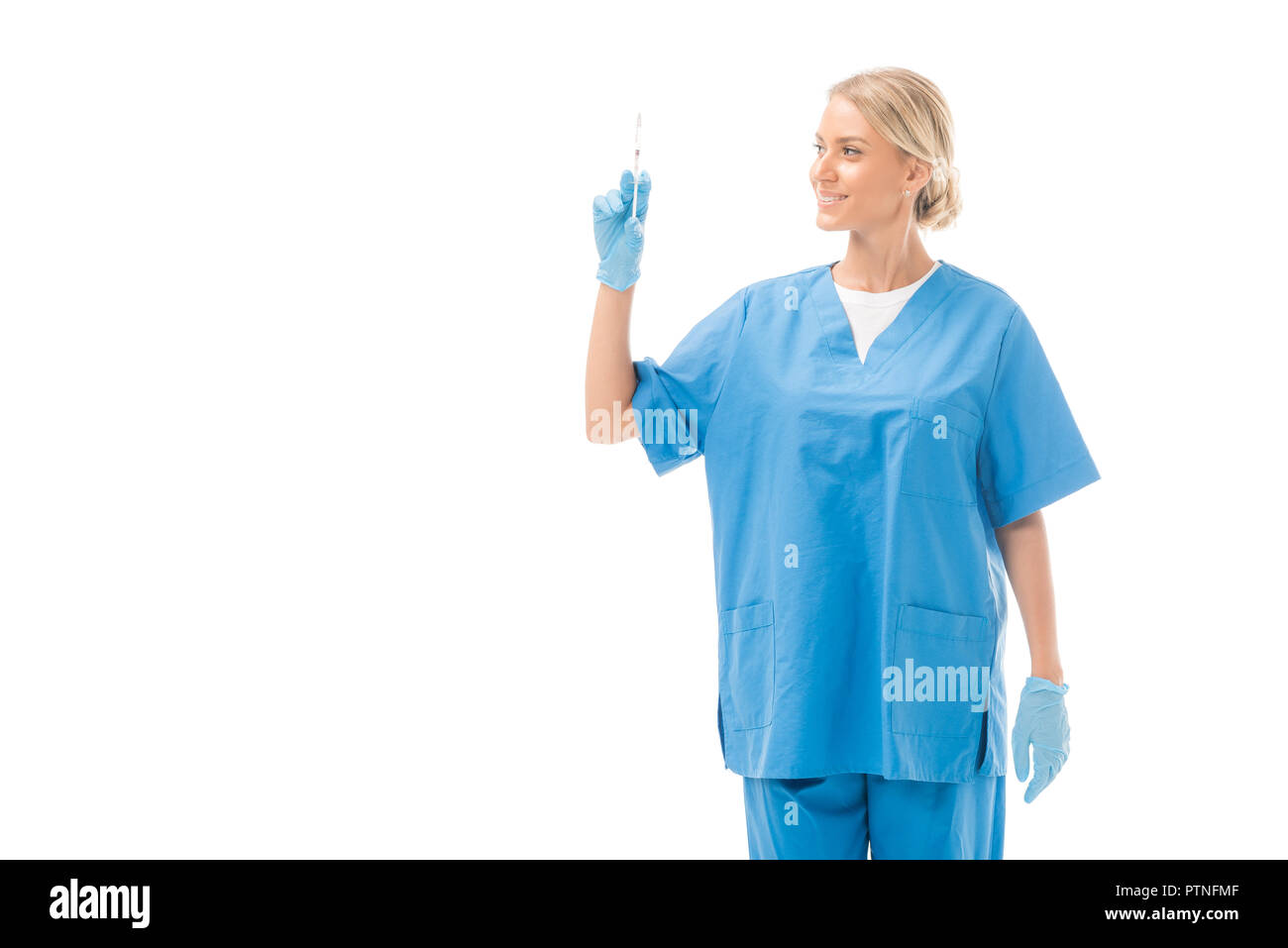 Beautiful Nurse Injection Banque D images D tour es Alamy beautiful-nurse-injection-banque-d-images-d-tour-es-alamy