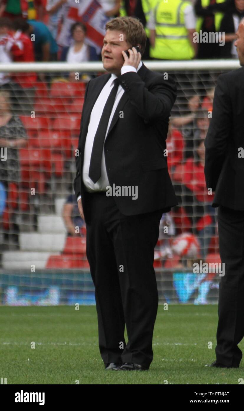 Manchester, UK football soccer célébrité à l'aide de crédit Old Trafford Ian Fairbrother/Alamy Stock Photos Banque D'Images