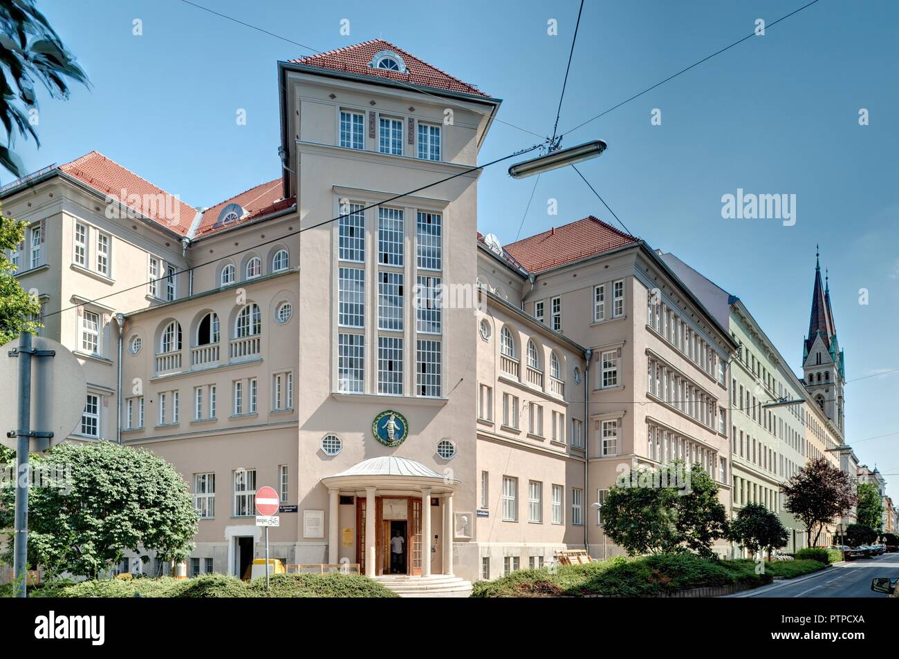 Kinderübernahmestelle Lustkandlgasse 50, Wien, Adolf Stöckl 1925 Banque D'Images