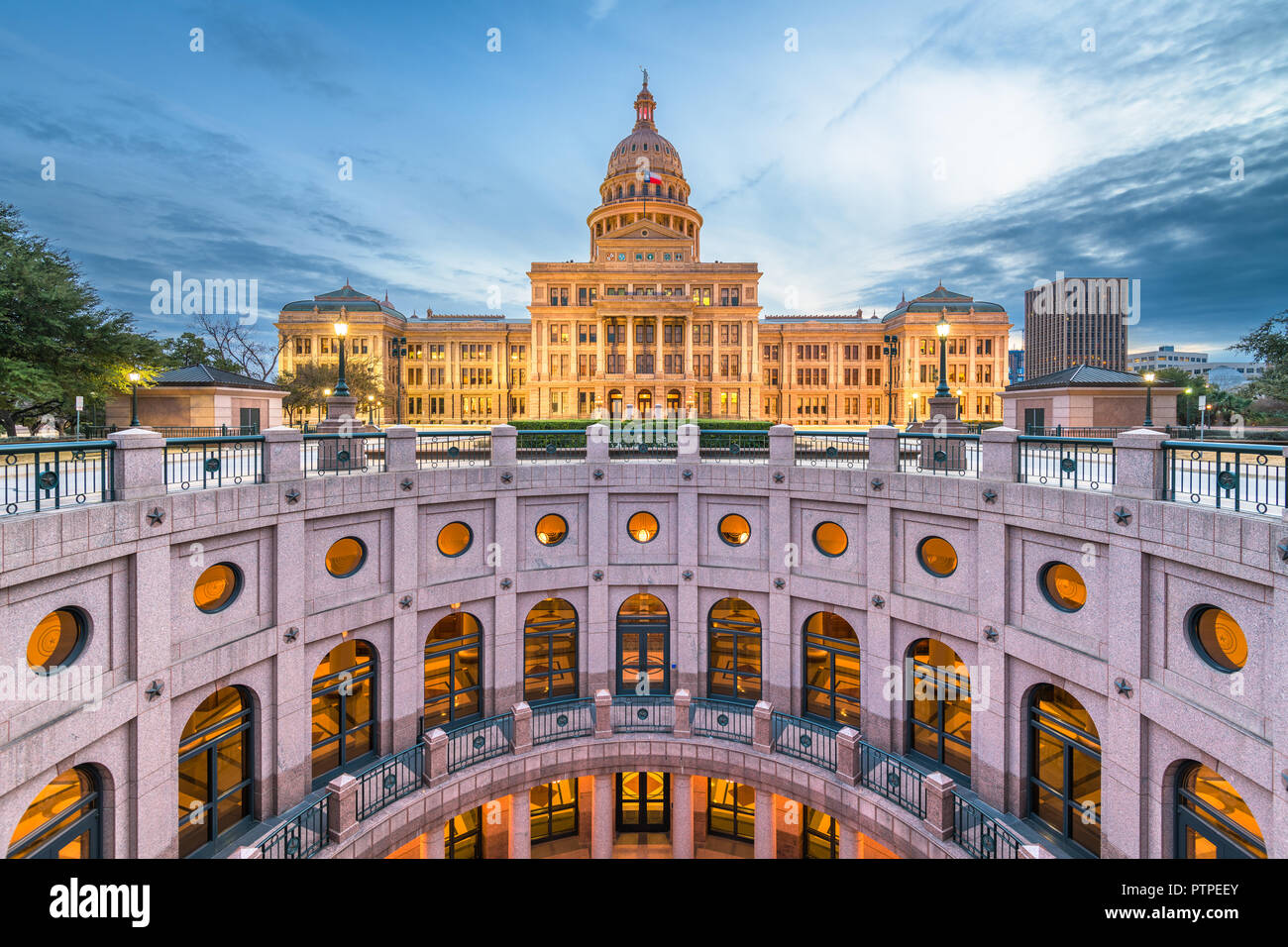 Austin, Texas, USA à la Texas State Capitol. Banque D'Images