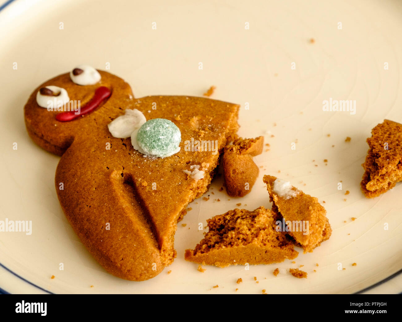 Pret a manger Gingerbread Man Banque D'Images