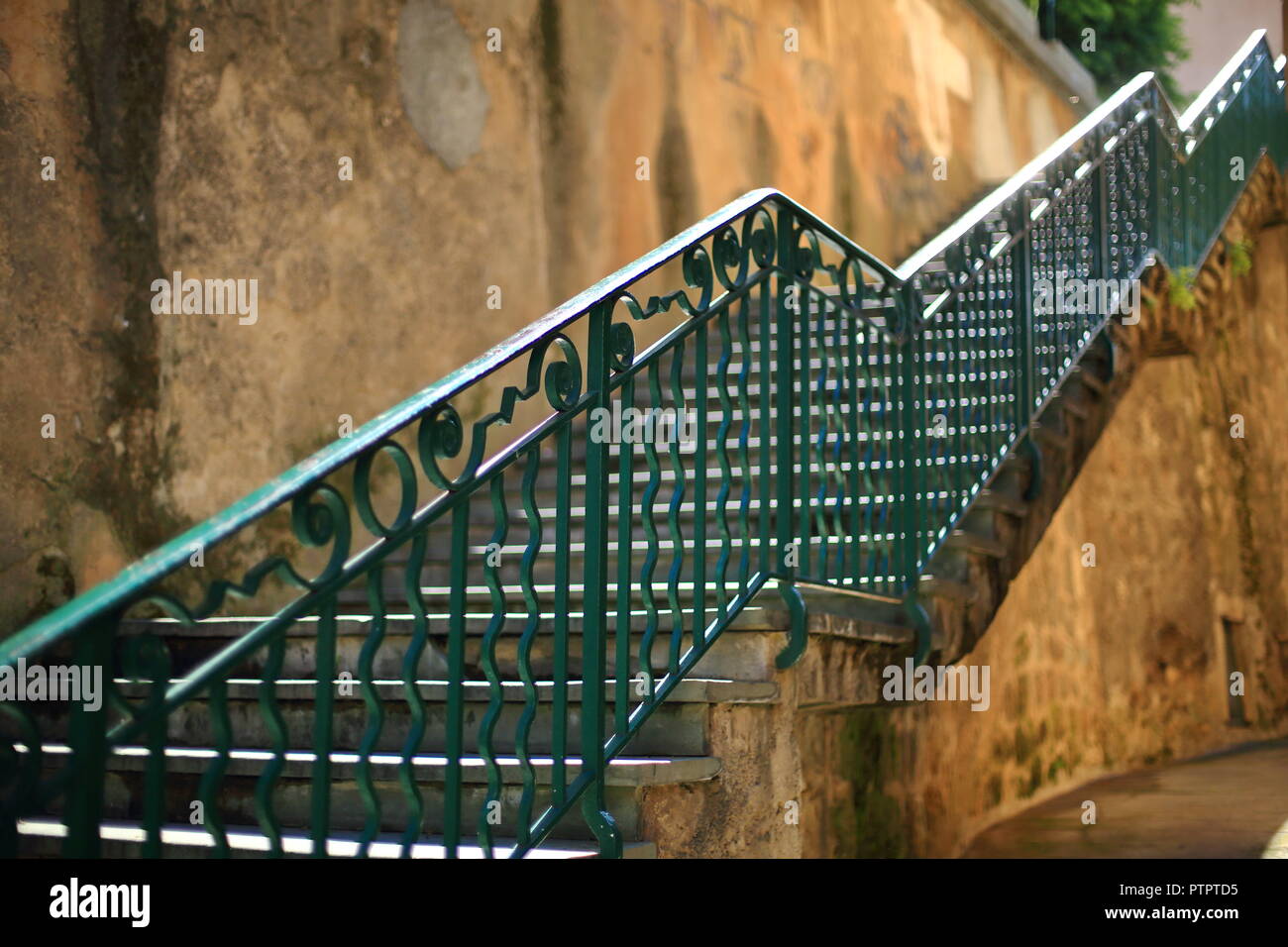 Escaliers de Grasse, Alpes Maritimes, 06, PACA, France Banque D'Images