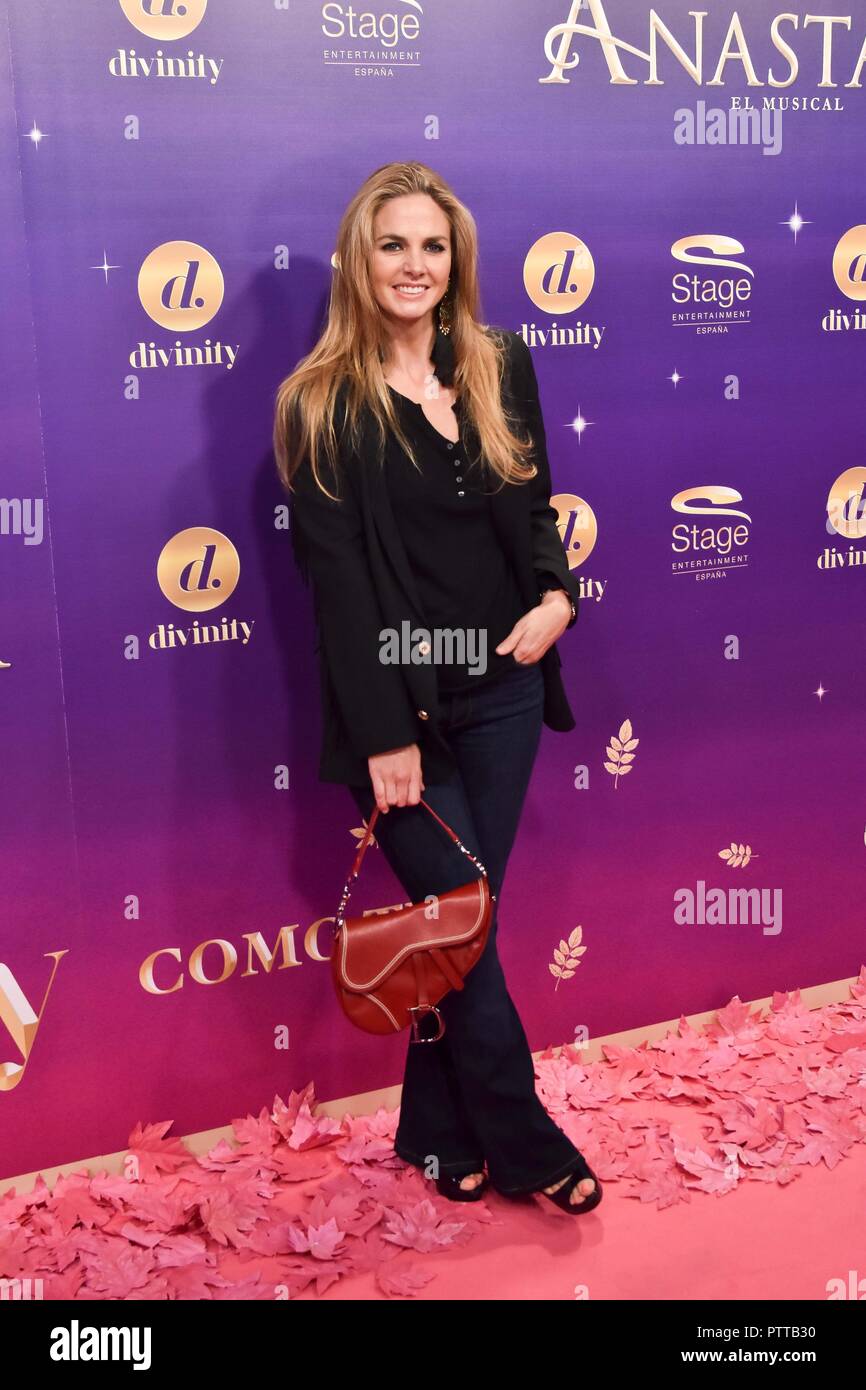 Genoveva Casanova Madrid, 10 de octubre de 2018. Le premier ministre del encore de Anastasia. Photocall de premiere encore de " Anastasia " à Madrid le mercredi 10 octobre 2018 , Banque D'Images