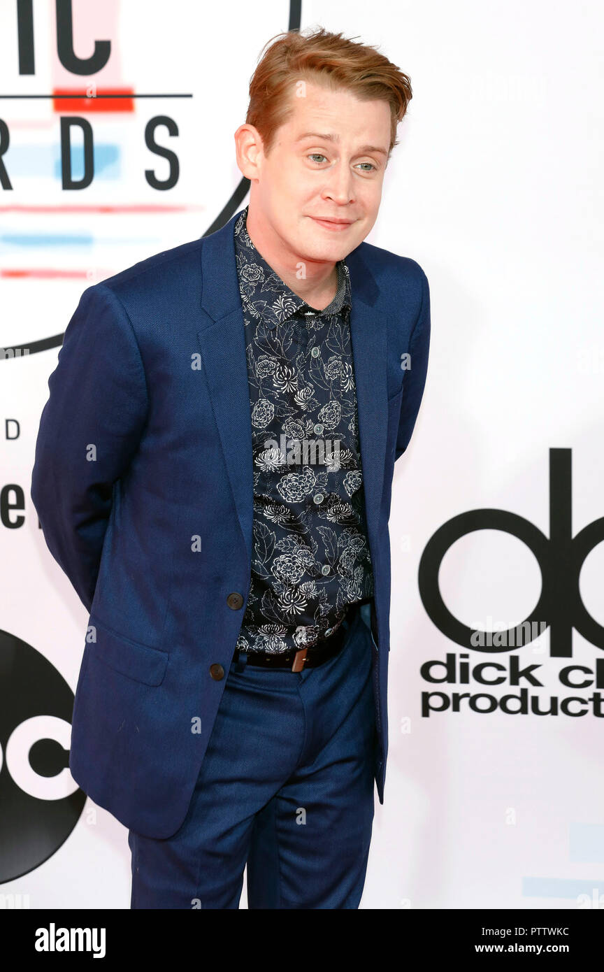 Macaulay Culkin participant à la 46th Annual American Music Awards au Théâtre de Microsoft le 9 octobre 2018 à Los Angeles, Californie. Banque D'Images