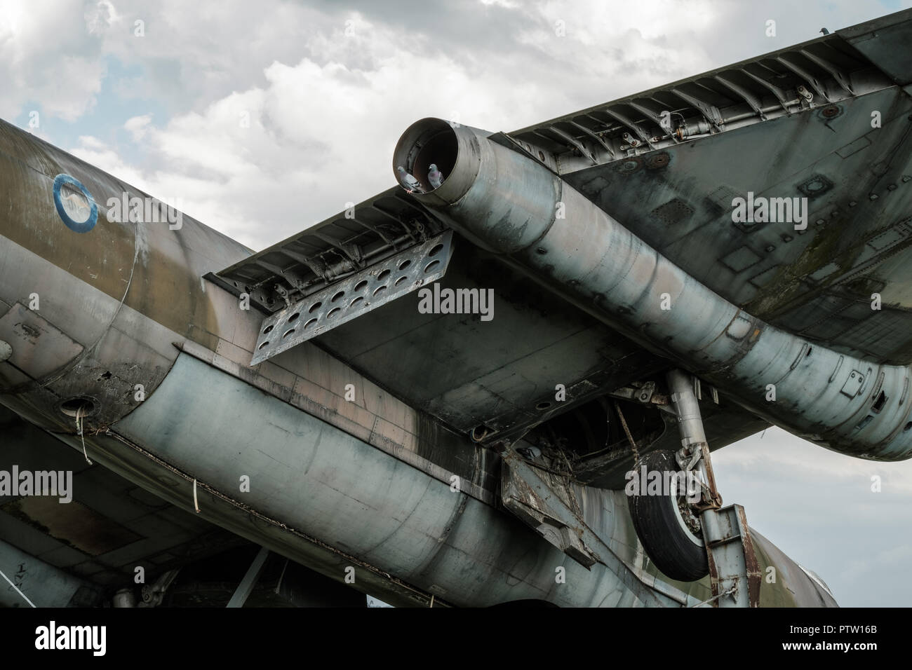 Vieux bombardiers Canberra à Willowbank Banque D'Images