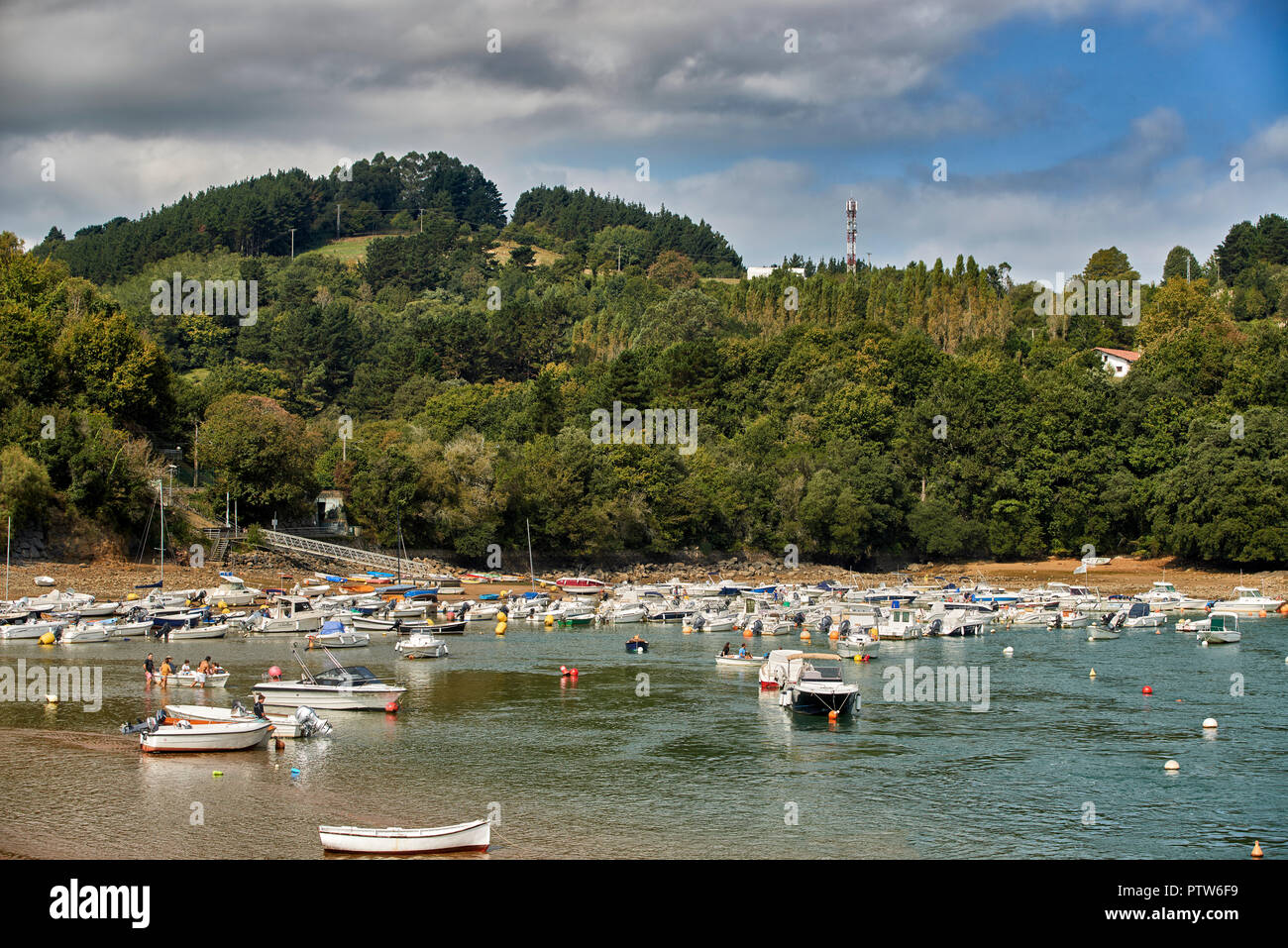 Isla de Chacharramendi, réserve de la biosphère d'Urdaibai, Gascogne, Pays basque, Euskadi, Euskal Herria, Espagne, Europe Banque D'Images