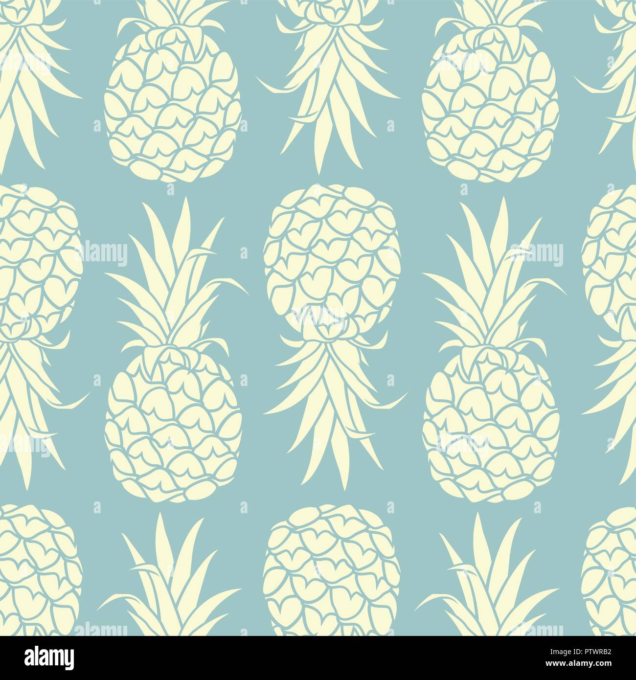 Résumé motif transparent avec de l'ananas. Vector background de design contemporain Illustration de Vecteur