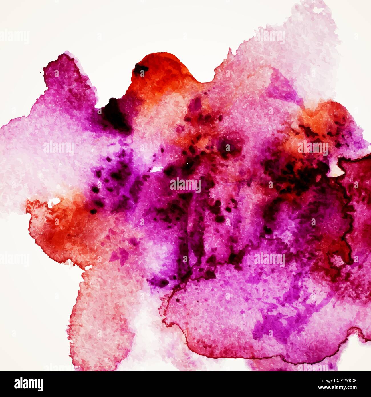 Contexte aquarelle pour la conception d'affiches, dépliants, brochures Illustration de Vecteur