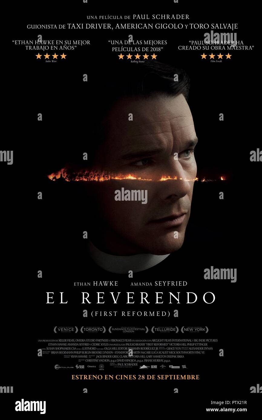 Titre original : d'abord réformé. Titre en anglais : d'abord réformé. Année : 2017. Réalisateur : PAUL SCHRADER. Credit : Killer Films / Arclight Films / Studio Album Omeira / Partenaires Banque D'Images