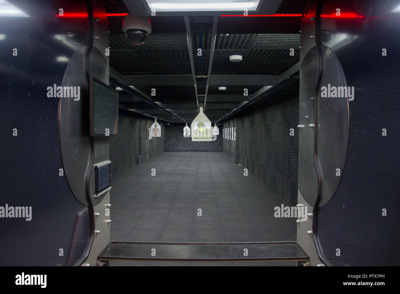 Plus Taktyczna Modulowa Strzelnica (tir) plus modulaire à Gdynia, Pologne. 5 octobre 2018 © Wojciech Strozyk / Alamy Stock Photo Banque D'Images